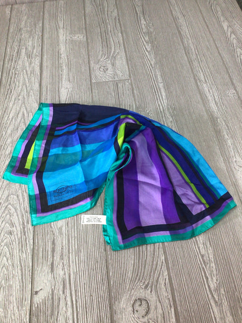 Oscar del a Renta Square Silk Vintage Scarf